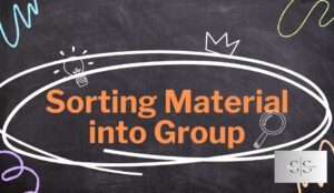 Sorting Material into Group